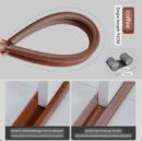 DOOR BOTTOM SEAL STRIP STOPPER FOR INSECT EXPELLANT - Brown