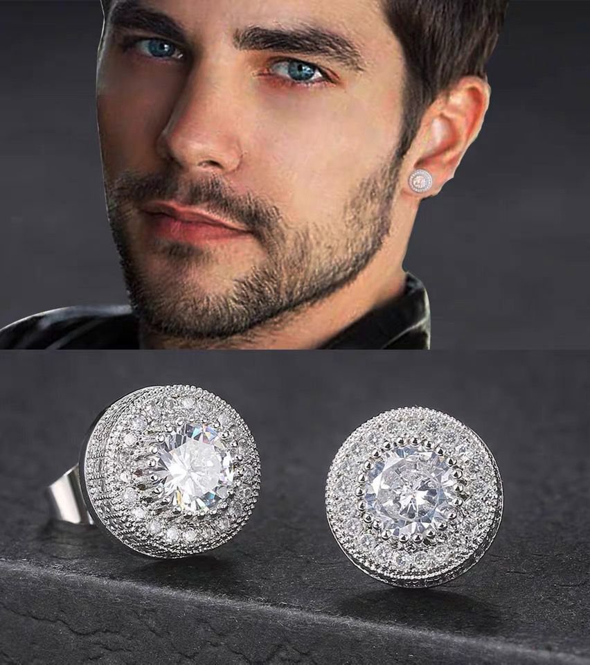 HIP HOP STYLE EARRINGS SIMPLE PERSONALITY MENS AND WOMEN FASHION