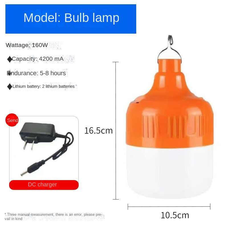 RECHARGEABLE LED BULB 3 MODE PORTABLE CAPPING LIGHT 160W (BEST QUALITY)