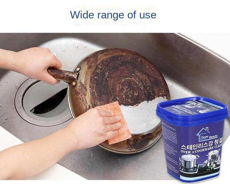STRONG CLEANING PASTE POT BOTTOM BLACK -TOILET /RUST REMOVER DETERGENT