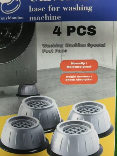 4PCS UNBREAKABLE ANTI SLIP SHOCK PAD FOR CHAIR/FRIDGE &WASHING MACHINE