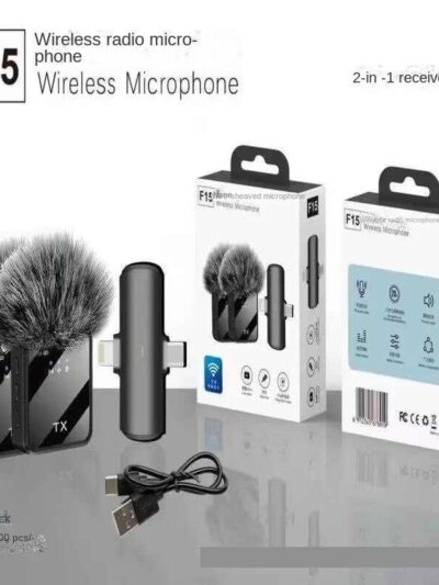 F15-2 DOUBLE NOISE CANCELLING WIRELESS MICROPHONE