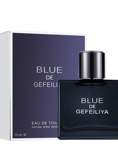 FLOWER OF STORY MEN'S LONG LASTING FRAGRANCE PERFUME 1.7FL.OZ  AZURE BLUE 50ML