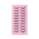 10PAIRS LADIES LIKE CARTOON LITTLE DEVIL FALSE HARD STEM REUSABLE EYELASHES - LITTLE DEVIL