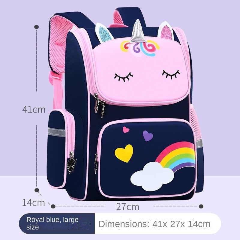 HIGH QUALITY GRADE 1-6 LARGE CAPACITY CUTE CARTOON LOGO BACK TO SCHOOL BACKPACK BAG - Image 2