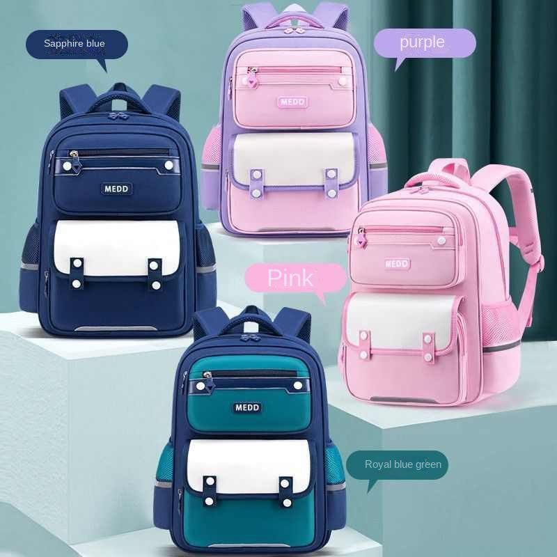 FASHION MODEL LARGE CAPACITY ORIGINAL BACK TO SCHOOL BACKPACK BAG SIZE LARGE (PRI-SEC) 41x31x20CM