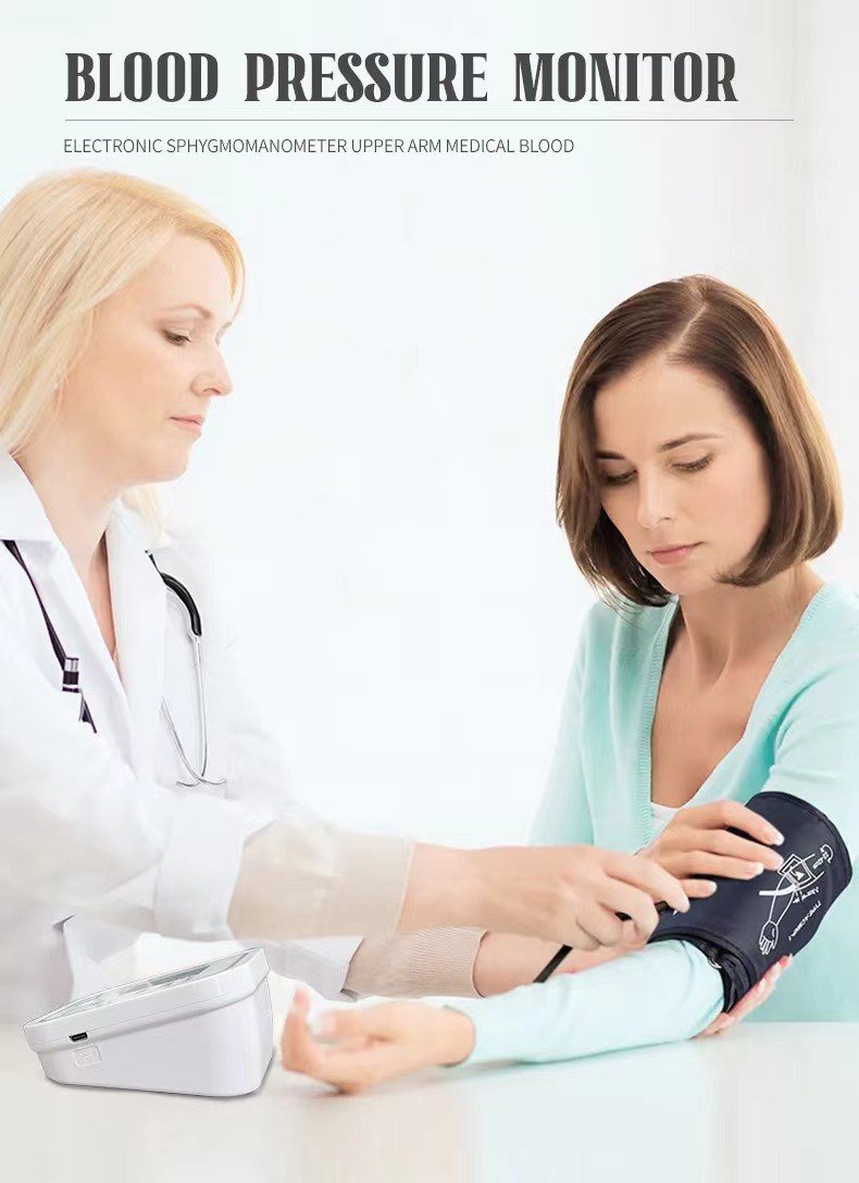 SPHYGMOMANO-METER AUTOMATIC ELECTRIC/BATTERY ENABLED INTELLIGENT BLOOD PRESSURE MONITOR MACHINE WITH VOICE - Image 3
