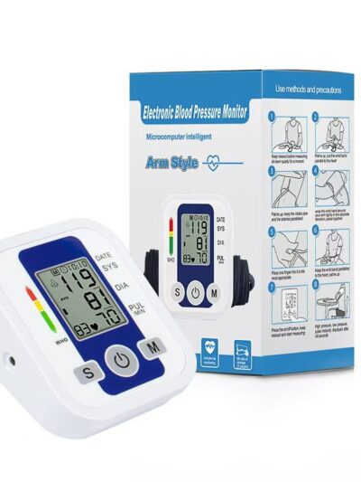 SPHYGMOMANO-METER AUTOMATIC ELECTRIC/BATTERY ENABLED INTELLIGENT BLOOD PRESSURE MONITOR MACHINE WITH VOICE