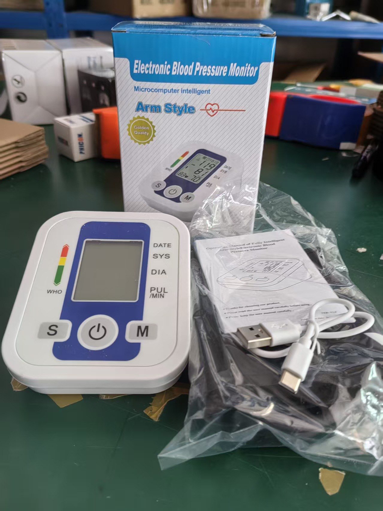 SPHYGMOMANO-METER AUTOMATIC ELECTRIC/BATTERY ENABLED INTELLIGENT BLOOD PRESSURE MONITOR MACHINE WITH VOICE - Image 4