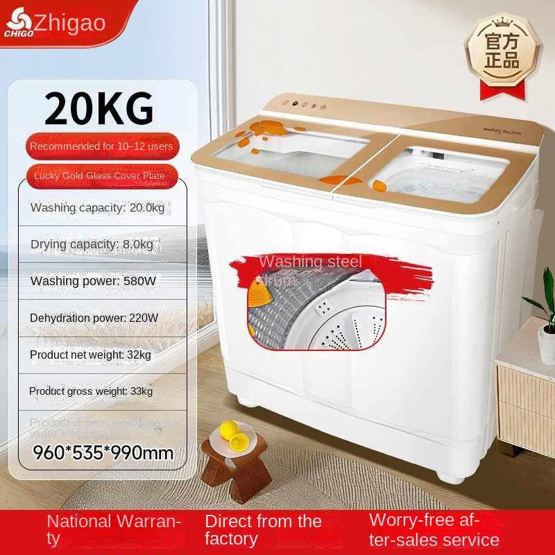 CHIGO" MANUAL WASH & SPIN LONG LASTING WASHING MACHINE ( PRE-ORDER) ARRIVAL DATE 50-60 DAYS - Image 9