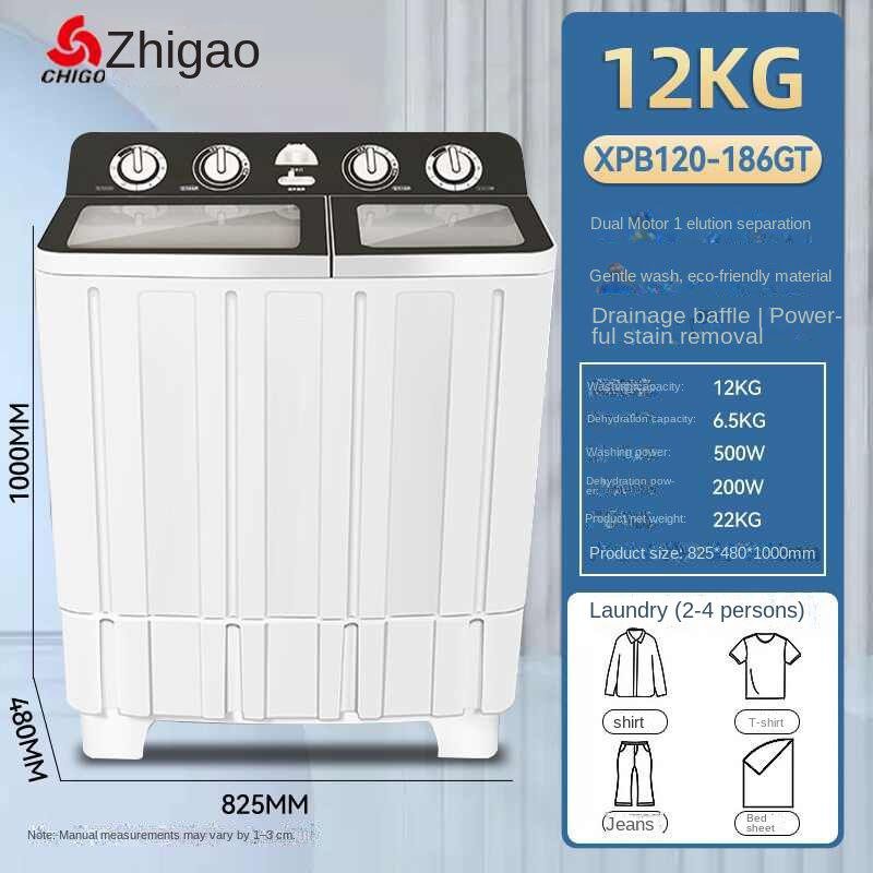 CHIGO" MANUAL WASH & SPIN LONG LASTING WASHING MACHINE ( PRE-ORDER) ARRIVAL DATE 50-60 DAYS - Image 5