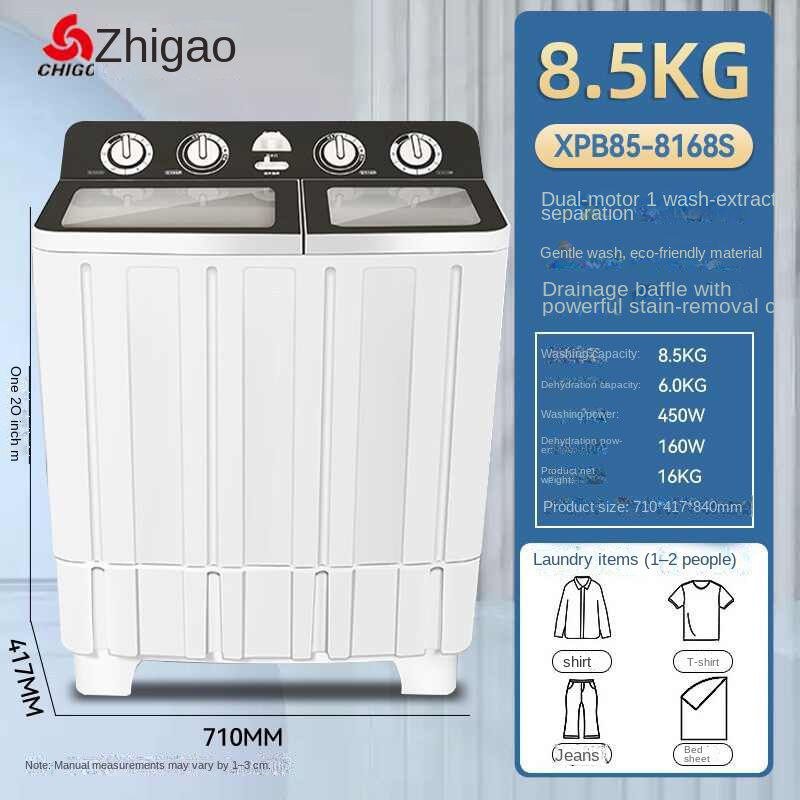 CHIGO" MANUAL WASH & SPIN LONG LASTING WASHING MACHINE ( PRE-ORDER) ARRIVAL DATE 50-60 DAYS - Image 3