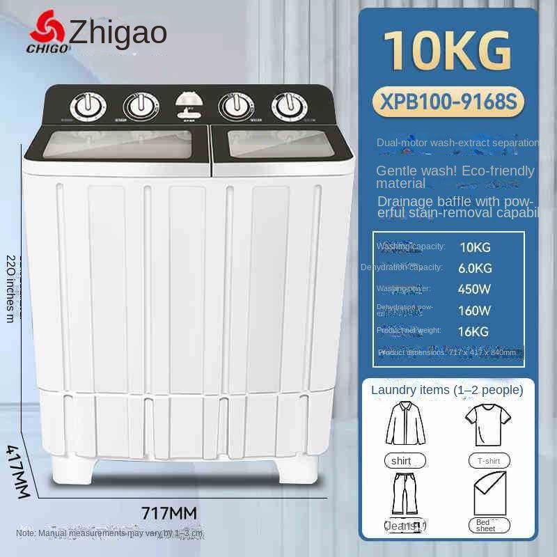 CHIGO" MANUAL WASH & SPIN LONG LASTING WASHING MACHINE ( PRE-ORDER) ARRIVAL DATE 50-60 DAYS - Image 4