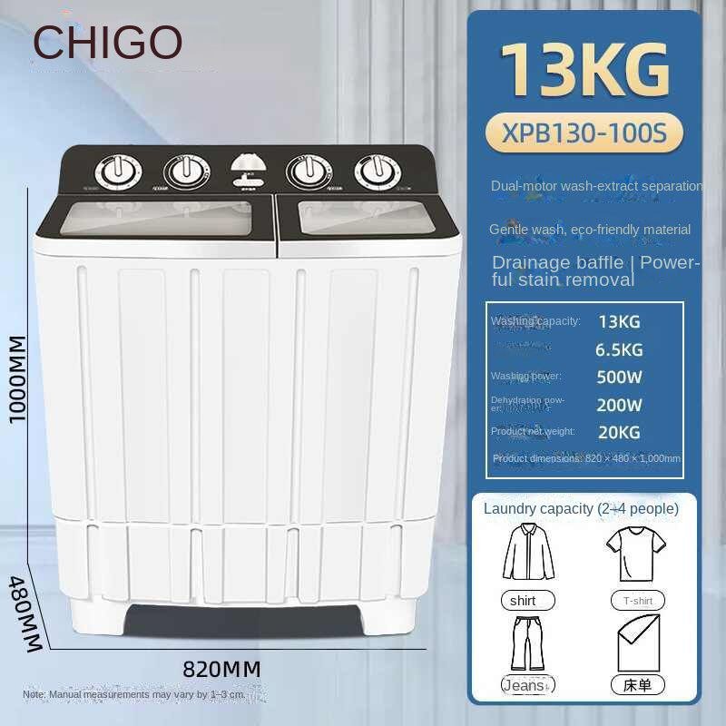 CHIGO" MANUAL WASH & SPIN LONG LASTING WASHING MACHINE ( PRE-ORDER) ARRIVAL DATE 50-60 DAYS - Image 6