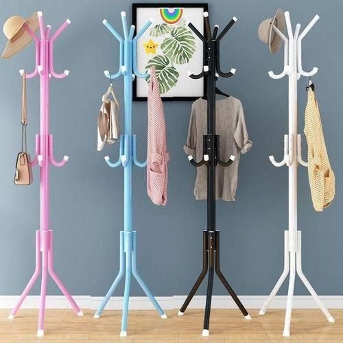 ORIGINAL RACK COAT STAND CLOTHING HANGER (WHITE)