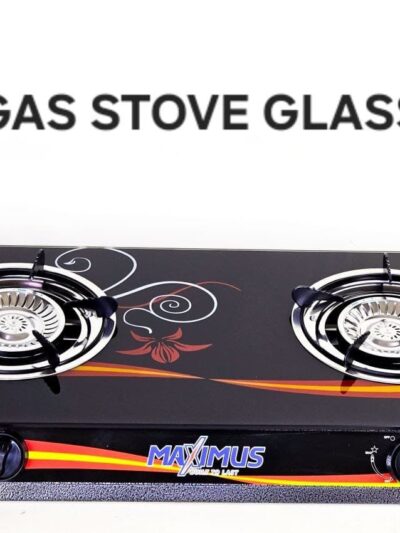 MAXIMUM" DOUBLE FACE BURNER GLASS TABLE GAS COOKER